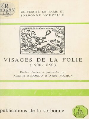 cover image of Visages de la folie